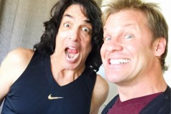 Chris Jericho with Paul Stanley