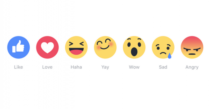 Facebook's Reactions emoji