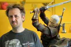 Marcin Iwinski, co-founder of CD Project Red company which created computer game 'The Witcher 3: Wild Hunt' is pictured in the headquarters of the company in Warsaw, Poland on June 2, 2015.