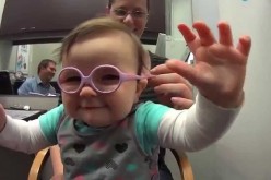 Baby Wearing Glasses 