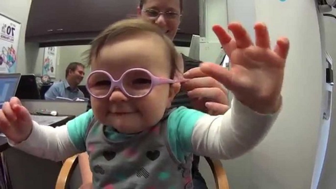 Baby Wearing Glasses 