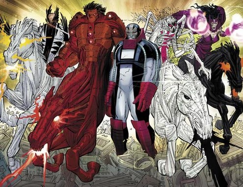 Apocalypse recruits his Four Horsemen in Bryan Singer's "X-Men: Apocalypse."