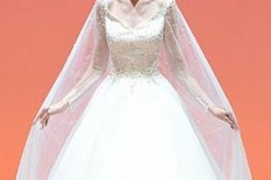 Alfred Angelo Bridal unveiled a gown inspired by Frozen's Queen Elsa.