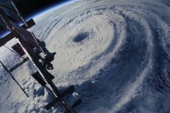 The AMOC triggered storm seen from space in the movie, The Day After Tomorrow.