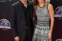 Vicente Valles and Angeles Blanco attend the 'Jurassic World' premiere at the Capitol Cinema on June 11, 2015 in Madrid, Spain.