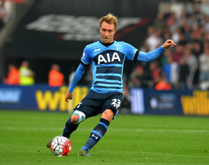 Tottenham midfielder Christian Eriksen.