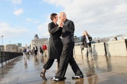 Commuters Silently Dance The Tango At London Bridge