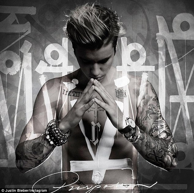 Justin Bieber dropped his new album's cover on Instagram on Oct. 9.