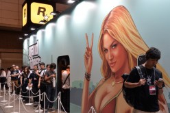 Fans fall in line to attend Rockstar's GTA V event.