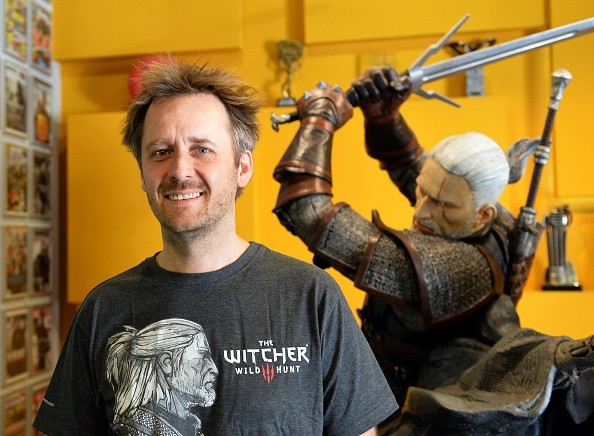 Marcin Iwinski, co-founder of CD Project Red company which created computer game 'The Witcher 3: Wild Hunt' is pictured in the headquarters of the company in Warsaw, Poland on June 2, 2015.