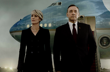 Frank (Kevin Spacey) and Claire Underwood (Robin Wright) from "House of Cards" season 4