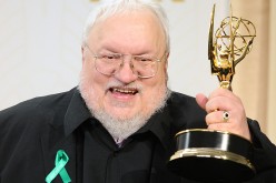 George R.R. Martin poses in the press room at the 67th annual Primetime Emmy Awards at Microsoft Theater on September 20, 2015 in Los Angeles, California.