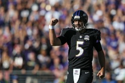 Baltimore Ravens quarterback Joe Flacco.