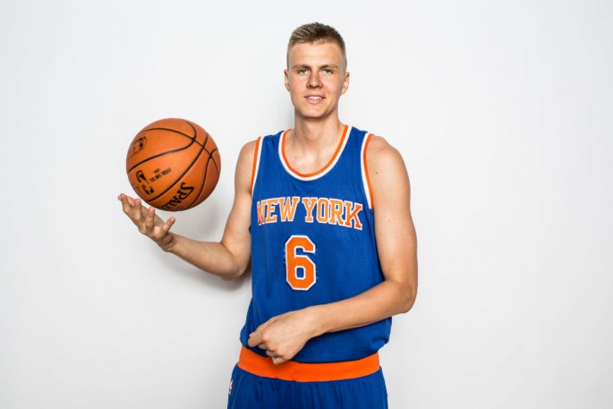 New York Knicks power forward Kristaps Porzingis.