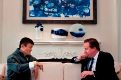British Prime Minister David Cameron met with Alibaba's Jack Ma during his three-day trade mission to China in 2013.