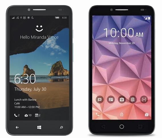 The Alcatel OneTouch Fierce XL is available on both Windows and Android platform.