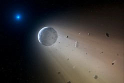 Asteroid disintegrating