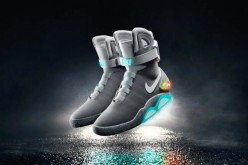 Nike MAG, the world's first self-lacing shoes were modeled by the Back to the Future star Michael J. Fox, who first introduced the concept powered lacing shoes in 1989's sequel of the movie.