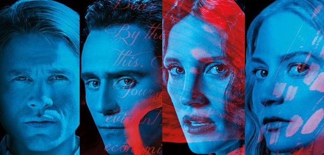 Guillermo del Toro's "Crimson Peak" stars Charlie Hunnam, Tom Hiddleston, Mia Wasikowska, and Jessica Chastain, among others.