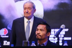 Bob Arum (L) and Manny Pacquiao.