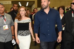 Actors Ben Affleck and Amy Adams attend Comic-Con International 2015 promoting 'Batman v Superman: Dawn of Justice' at the San Diego Convention Center on July 11, 2015 in San Diego, California.