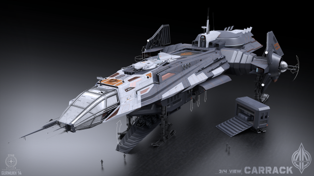 A cool spaceship from 'Star Citizen'