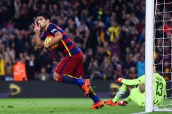 Barcelona striker Luis Suárez scores a hat trick over Eibar.