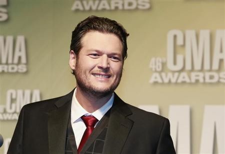 Blake Shelton expressed his nervousness for the coming Country Music Awards in a guest appearance on "Late Night With Seth Meyers."