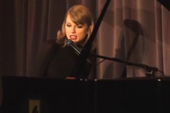 Taylor Swift celebrates one year anniversary of her album '1989' with the launch of the acoustic version of her number 'Out of The Woods'