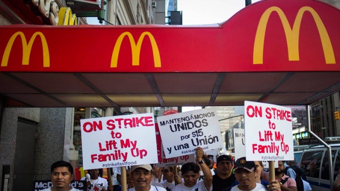 McDonald's demanding for rights under NLRB