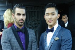 Nyle DiMarco and Justin Kim are two of the male models of Tyra Banks' 