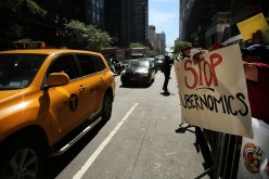 Taxi Drivers Rally In Favor Of Stricter Regulations For Part Time Car Service Drivers