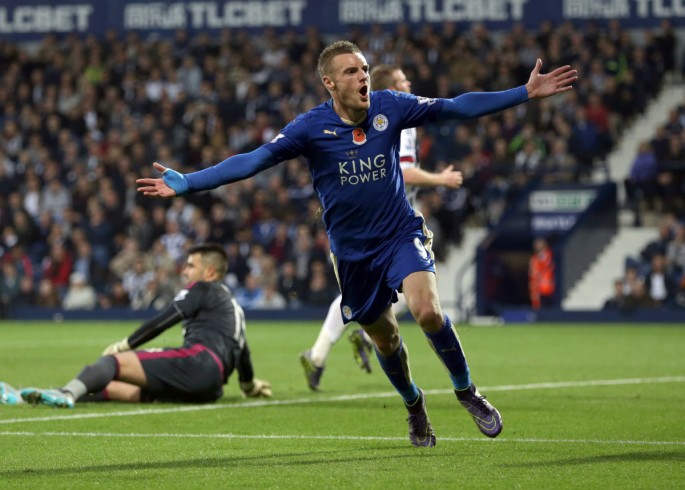 Leicester City striker Jamie Vardy.