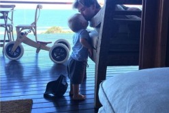 Instagram newbie Chris Hemsworth posts nice snaps, like this photograph showing his sweet nature as a father, in between film projects.