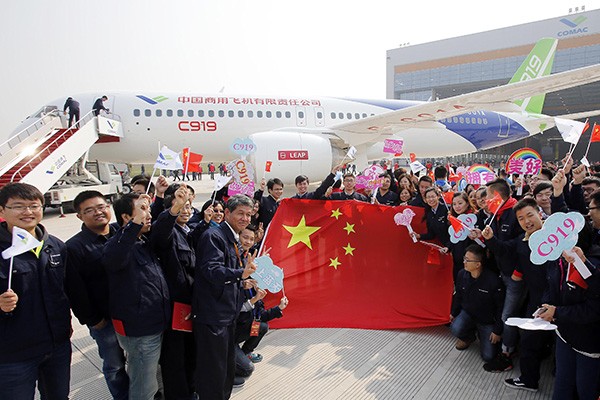 Manufactured by Commercial Aircraft Corporation of China Ltd., the C919 is benefitting from ICBC Financial Leasing Co. as its biggest launching client so far. 