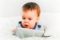 Baby Using Tablet