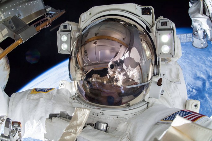 U.S. astronaut Terry Virts tweeted his followers this image after completing a series of spacewalks with his partner astronaut Barry "Butch" Wilmore to prepare the International Space Station for upcoming U.S. commercial spacecraft currently in developmen