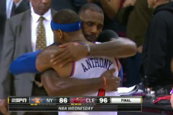 LeBron and Melo Duel in Cleveland Shows Rivalry Still There