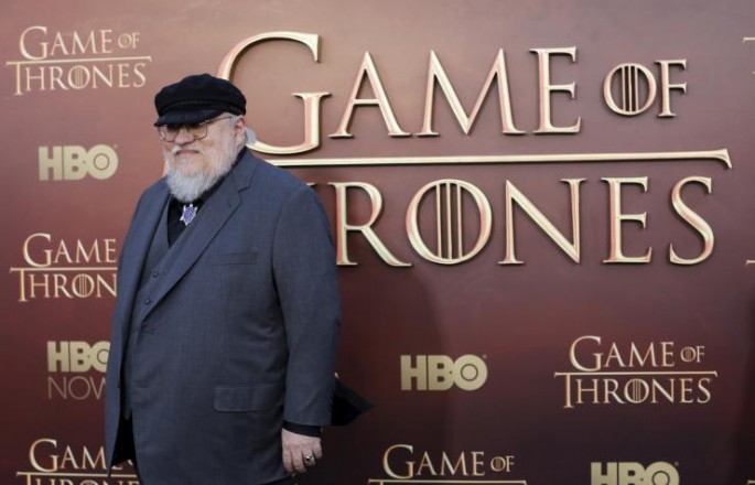 'Game Of Thrones' Author George R.R. Martin at the season 5 premiere 