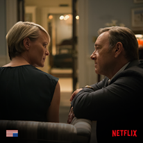 Frank and Claire from "House of Cards" 