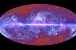 The microwave sky as seen by Planck. This multi-frequency all-sky image of the microwave sky has been composed using data from Planck covering the electromagnetic spectrum from 30 GHz to 857 GHz.