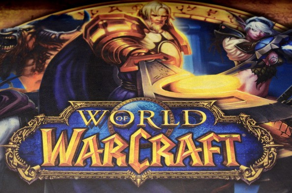 An advertisement for the ''World of Warcraft'' game, produced by Activision Blizzard Inc., a video-game publishing unit of Vivendi SA, is displayed at a store in Paris, France, on Saturday, May 12, 2012