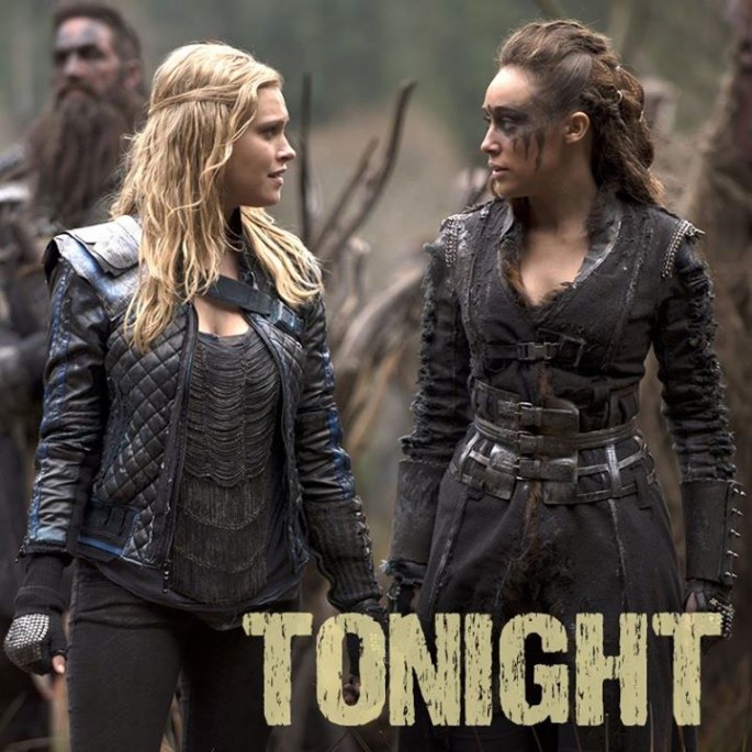 Lexa and Clarke from "The 100"