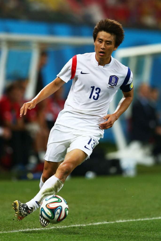 South Korea midfielder Koo Ja-cheol.