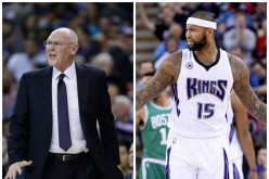 Sacramento Kings head coach George Karl (L) and franchise player DeMarcus Cousins can't see eye to eye and a breakup between the two may be inevitable.