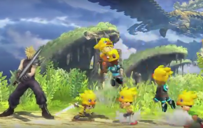 Cloud Strife is coming to "Super Smash Bros" alongside Chocobo costumes for Mii fighters.