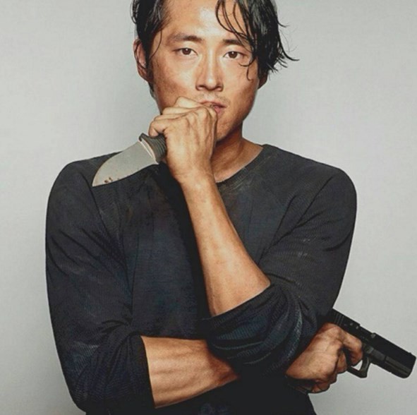 Steven Yeun is Glenn Rhee in "The Walking Dead."