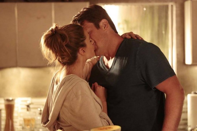 Castle and Beckett from "Castle"