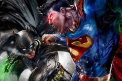 Batman meets Superman in Zack Snyder’s “Batman v Superman: Dawn of Justice.”