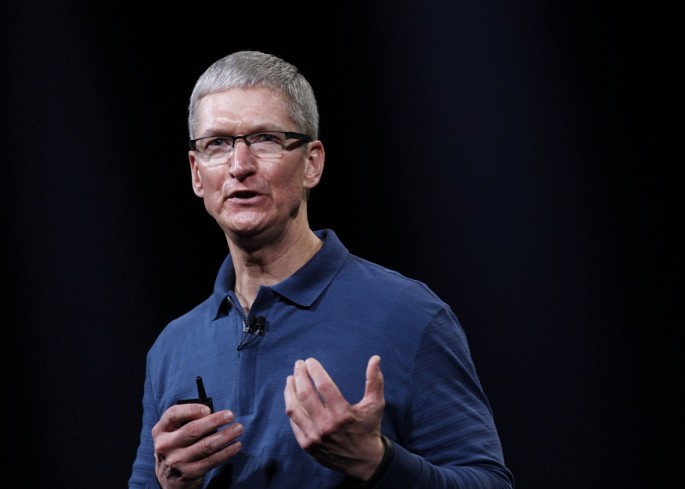 American business executive Tim Cook is the Apple Inc chief executive officer. 